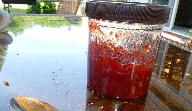Замороженное вишневое варенье